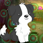  Black And White Puppy Escape Game_p
