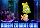 Games4King Green Zombie Girl Rescue